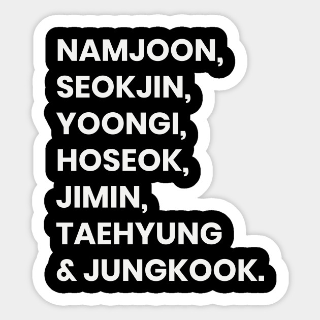 Bts Fanchant Names In Korean - BTS 2020